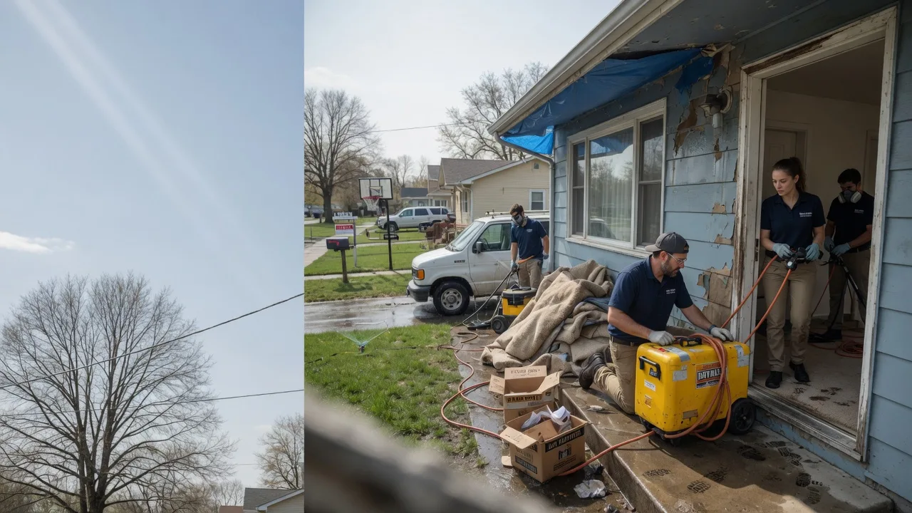 Basement Flood Cleanup in Bridgeton, IN near me